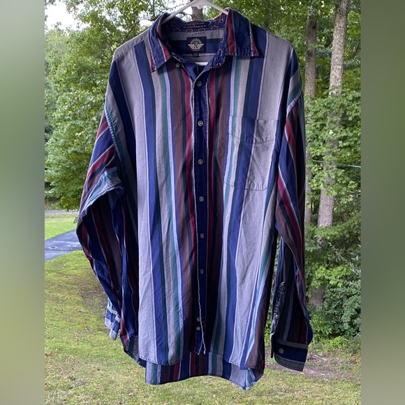 Dockers Men’s Long Sleeve Button Down Shirt Size Large - Picture 5 of 10